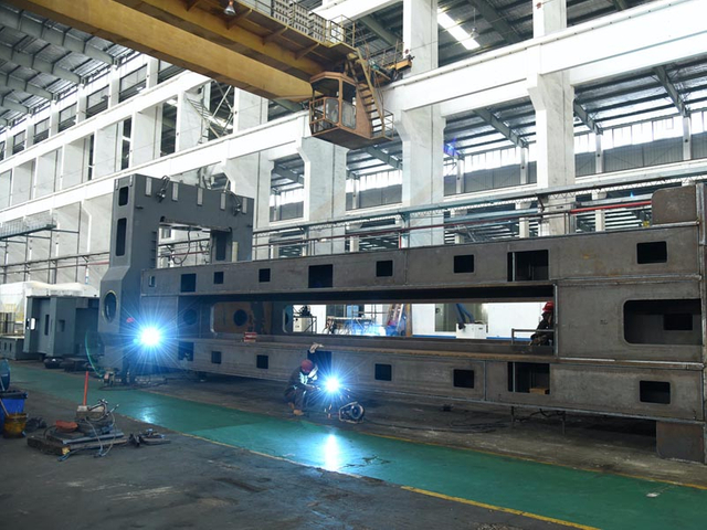 CNC hydraulic press assembly line at Huzhou Press - Producing over 400 varieties of presses